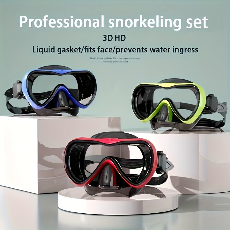 Adult Snorkel Mask, HD Tempere - Silicone Mask Bracket reseña y precio